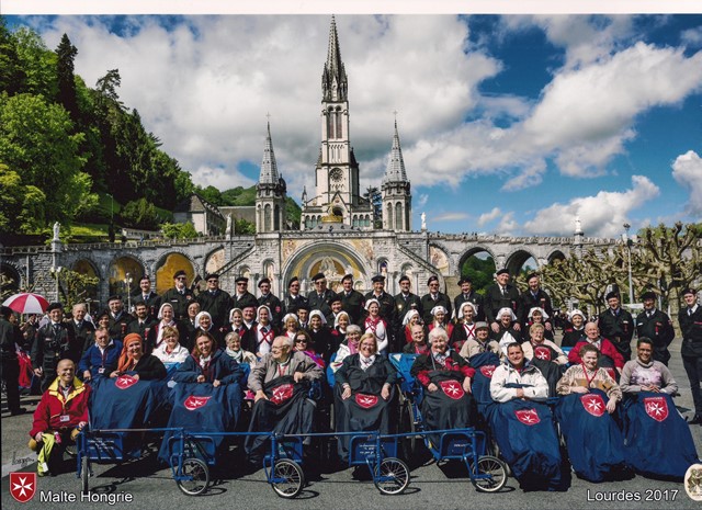 The Order's 2017 pilgrimage to Lourdes