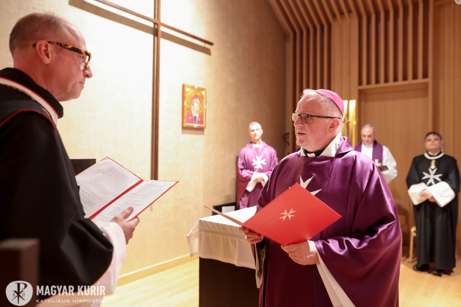 A magyarországi apostoli nunciust felvették a Máltai Rendbe