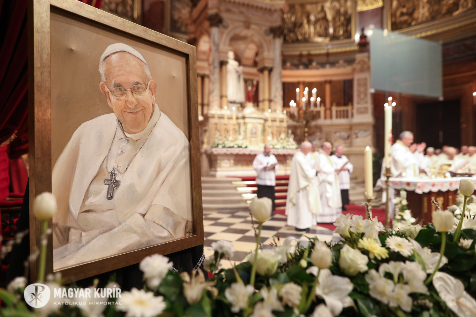 Hálaadó szentmise Ferenc pápáért a Bazilikában