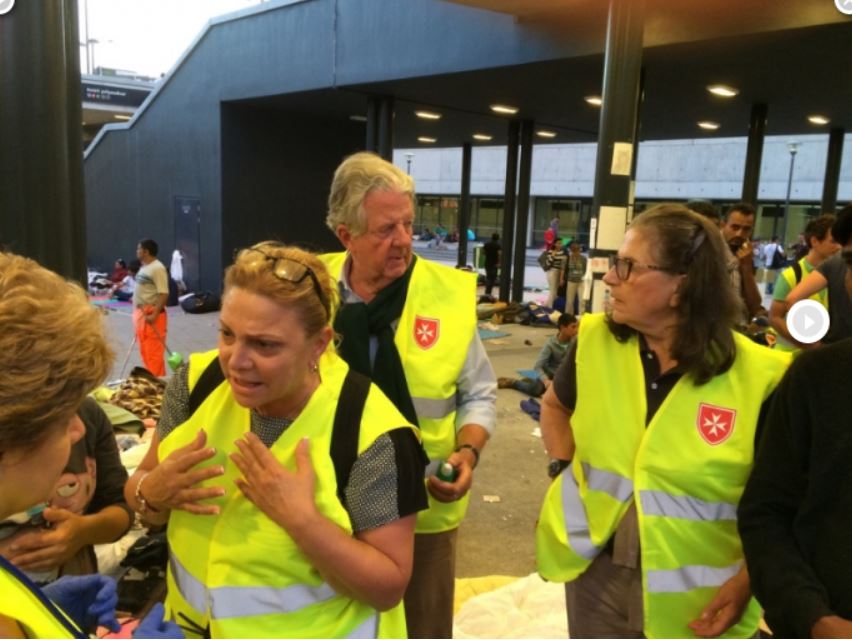 2015: Sürgősségi szolgálat a menekülteknél